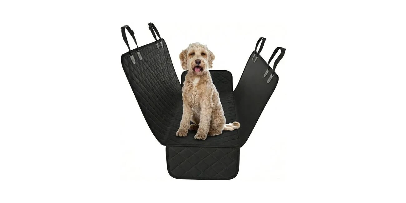 Featured product: Active Pets Standard Dog Car Hammock Back Seat Cover (Amazon listing image)
