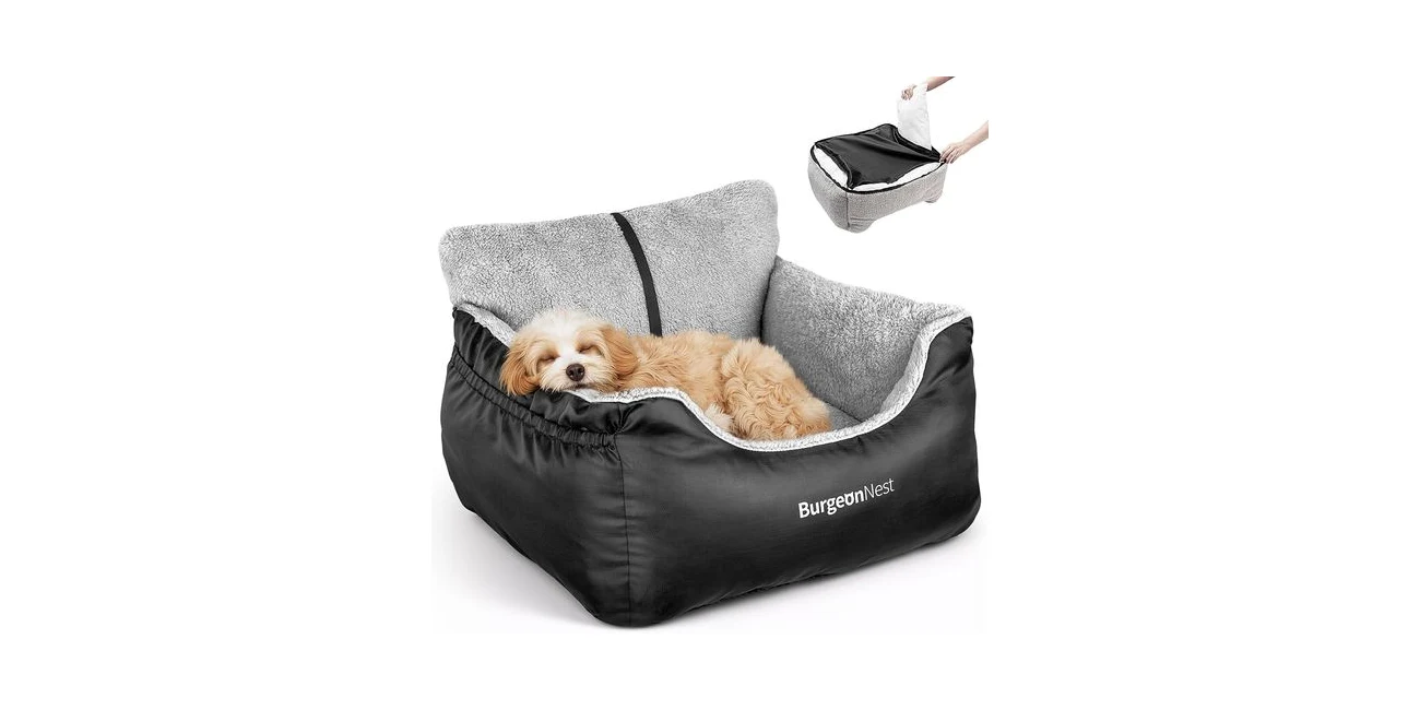 Featured product: BurgeonNest Dog Car Seat for Small Dogs (Amazon listing image)
